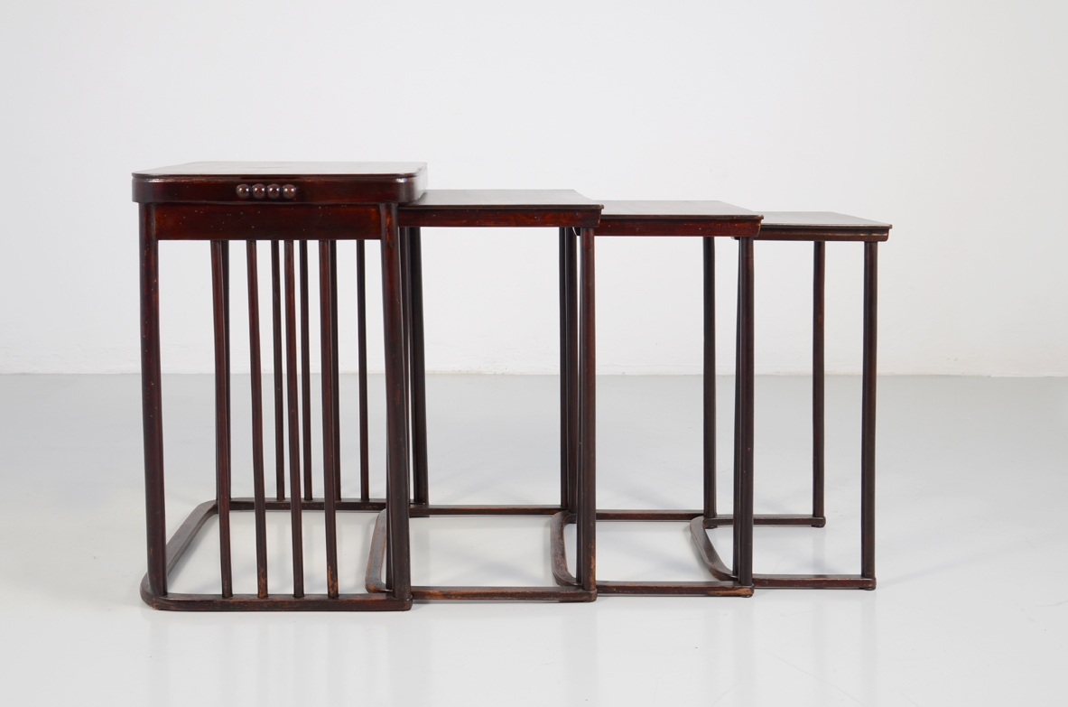 Mid Century tables furniture shop Milan