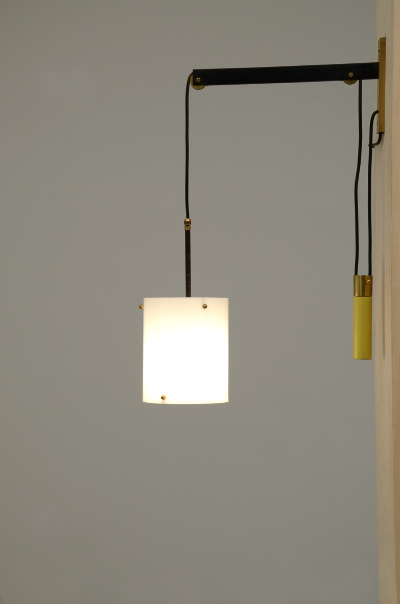 Adjustable wall lamp  France, 1950's.