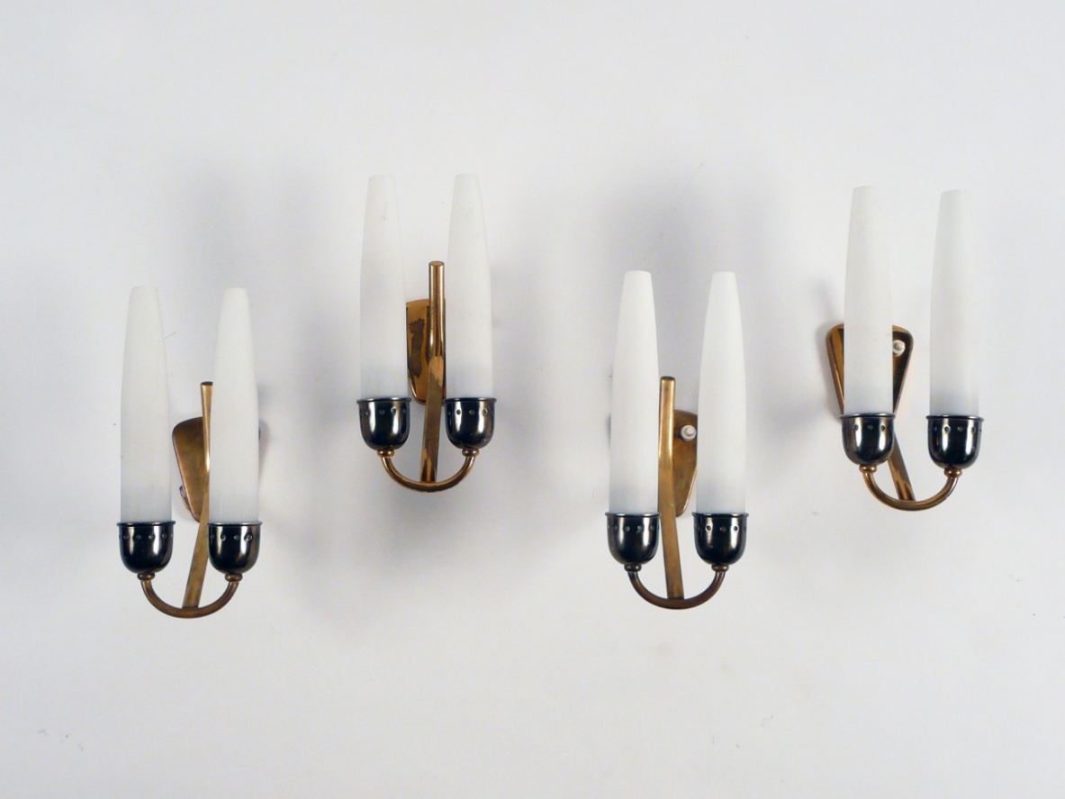 Stilnovo lamps light vintage furniture Milan