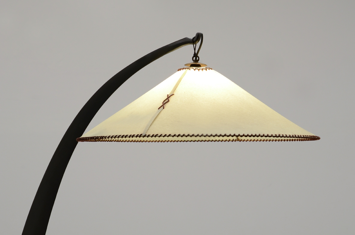 J. T. Kalmar, lampada da terra. Produzione GMBH. Vienna, 1950 ca.