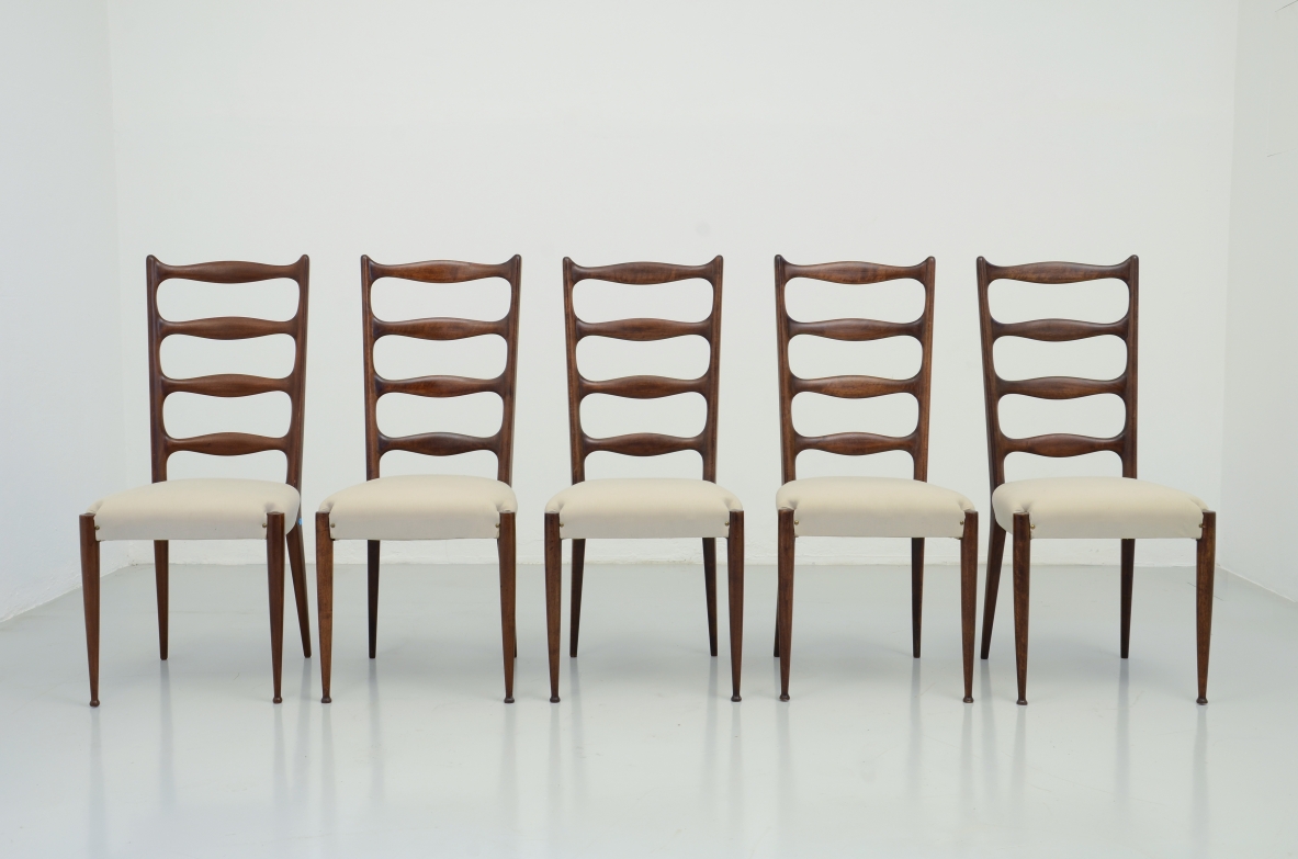 Paolo Buffa mid-century vintage chairs