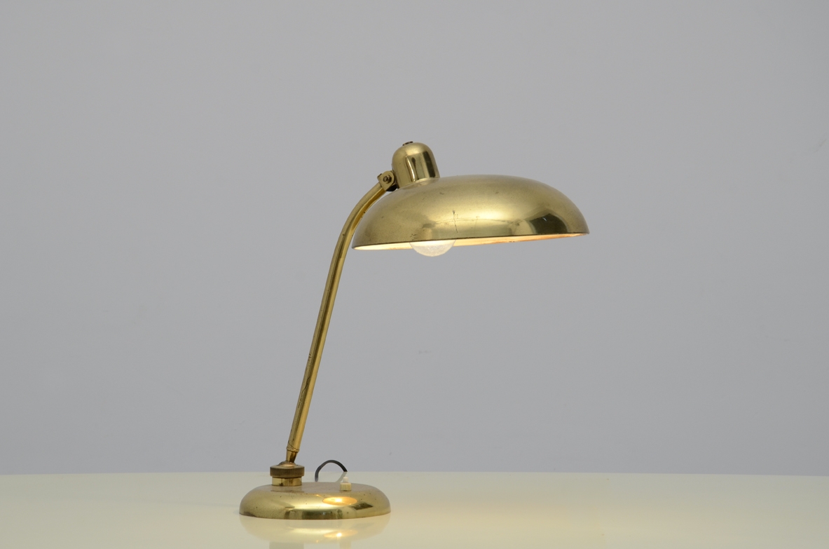 Lampada da tavolo in ottone, Italia 1950ca.