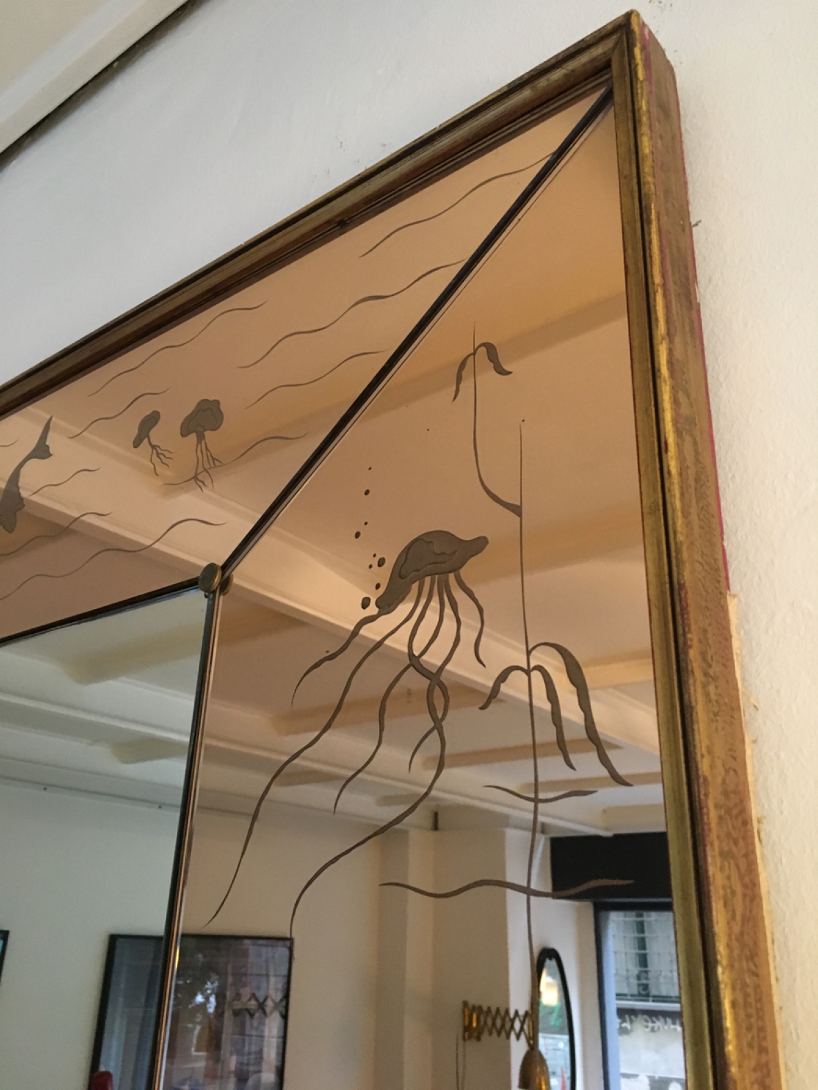 specchiera specchio vintage fontana arte