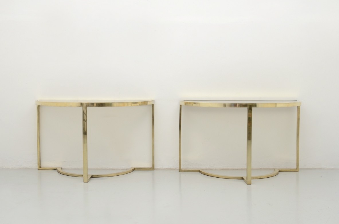 Vintage design shop Milan consoles tables