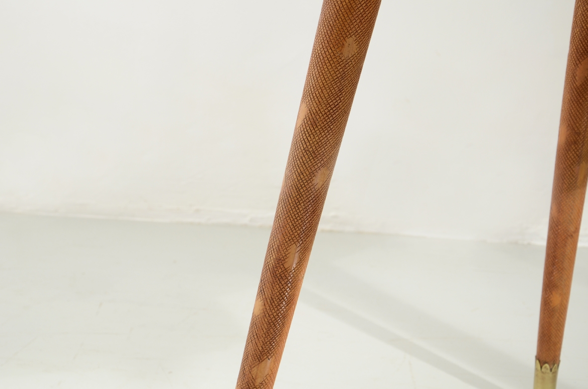 Osvaldo Borsani, rare 1950's game table designed and produced in a very few examples by Arredamenti Borsani. 