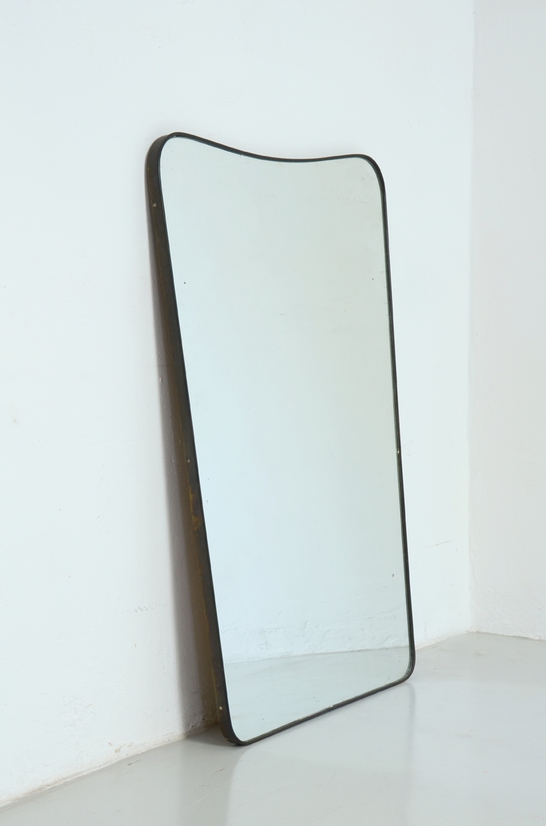 Mid Century Italian mirror shopping Milan