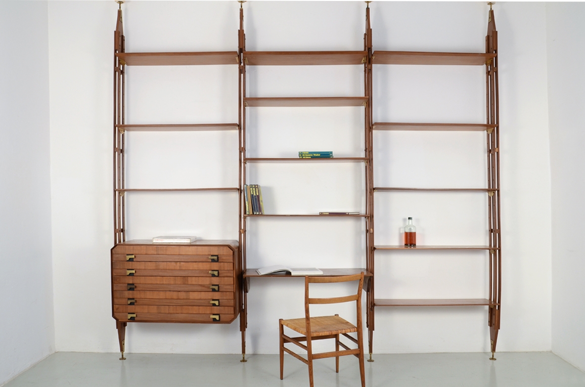 Libreria vintage arredamento mobili vendesi Milano