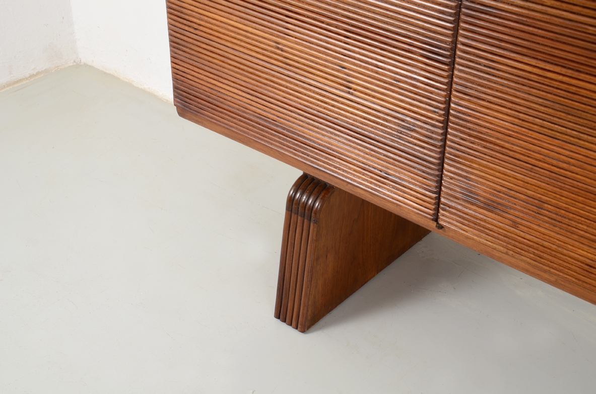Gio Ponti, elegant sideboard with four doors,1936.