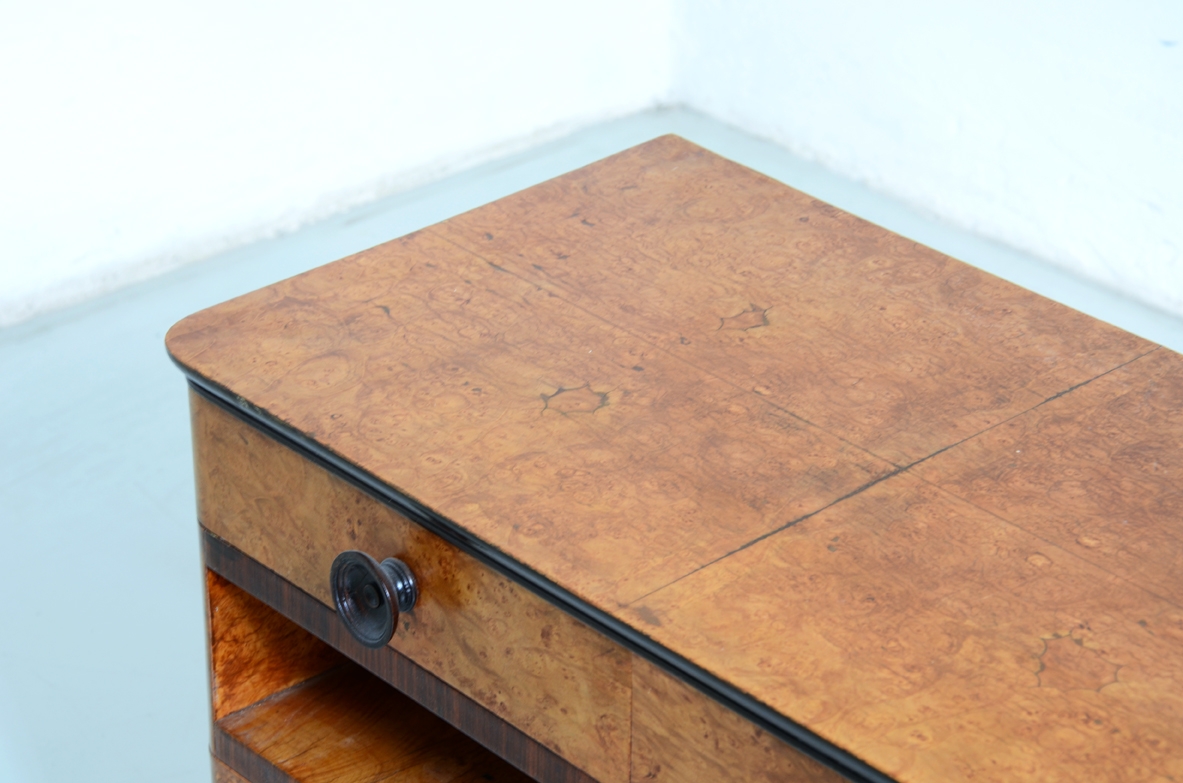 Pair of maple wood bedside tables