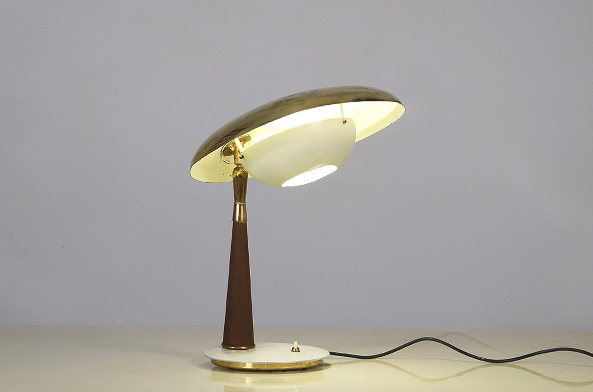 Angelo Lelli table lamp Arredoluce production 1950ca.