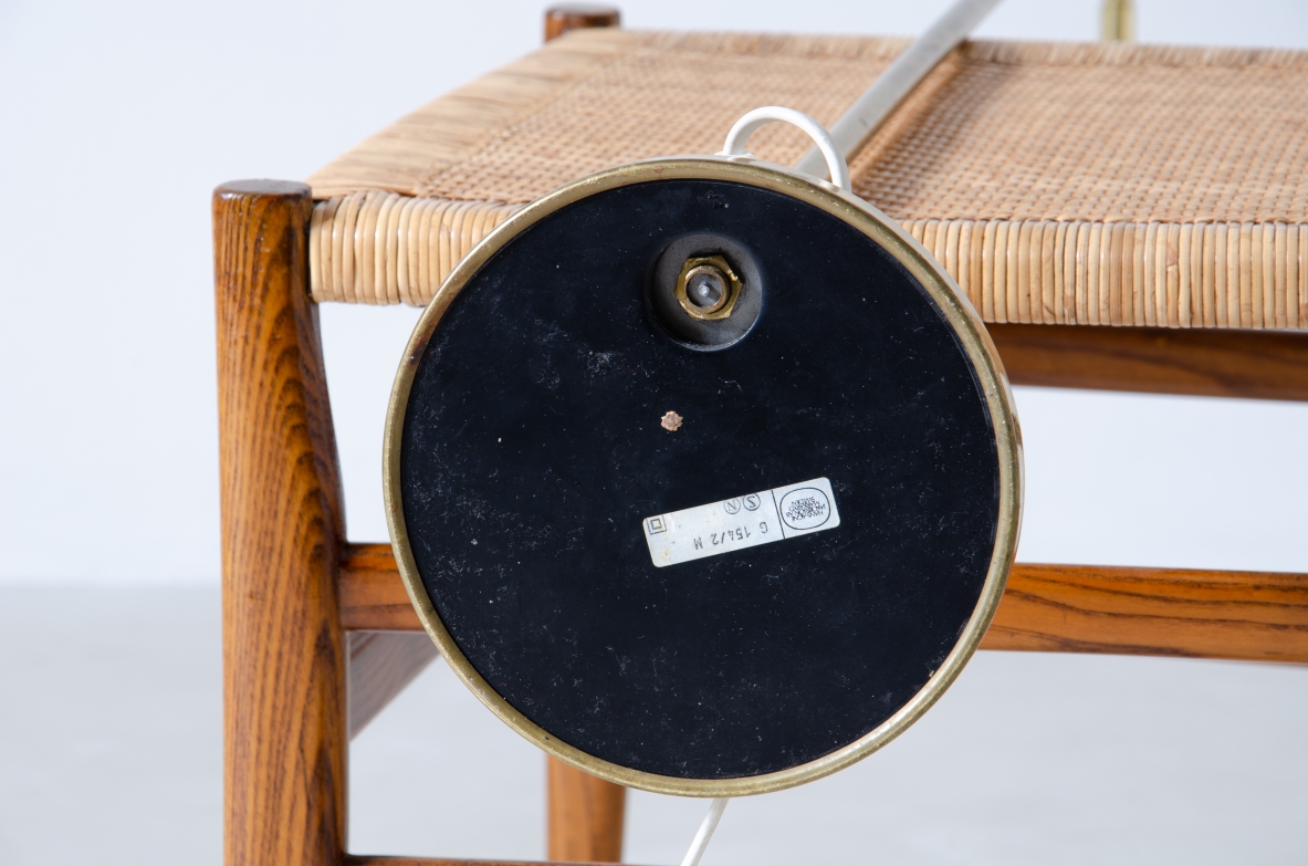 Hans-Agne Jakobsson  Due lampade da lettura in ottone mod. G-154.  Prod Hay, Svezia 1960ca.