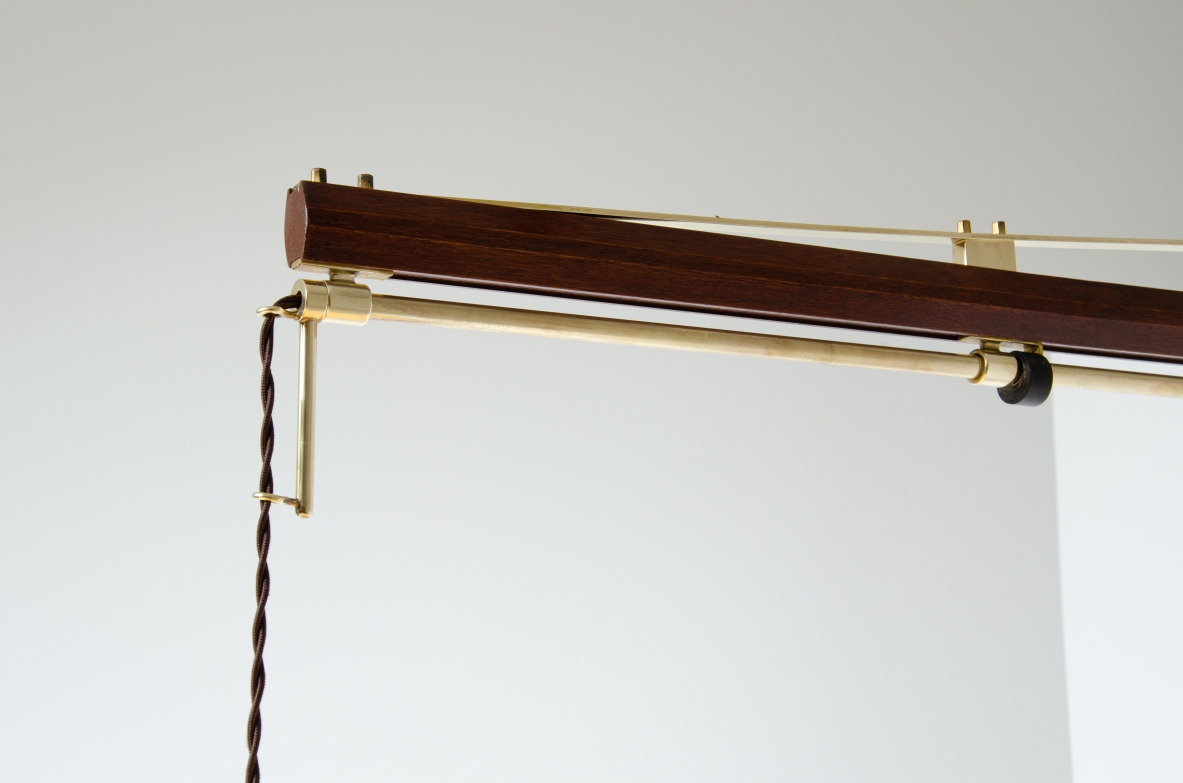 Tito Agnoli (1931-2012)  Rare extendable wall lamp OLuce 1960's. 