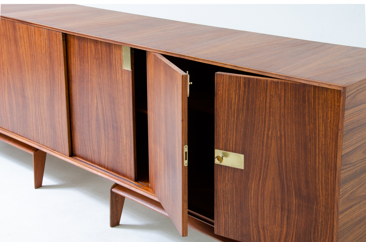 Vittorio Dassi. Large rosewood cabinet. Italy, Turin, 1960's