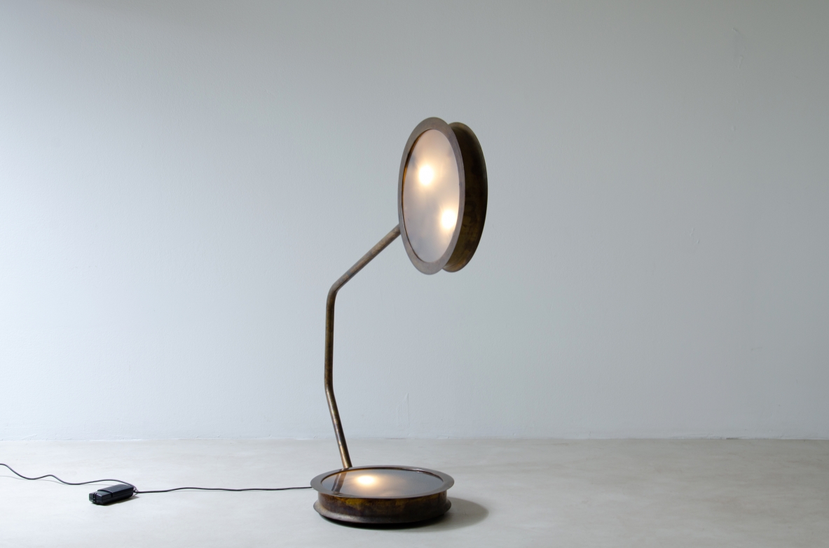 Vincenzo De Cotiis. Floor lamp mod. After Glow T. Prototype, Italy, 1998