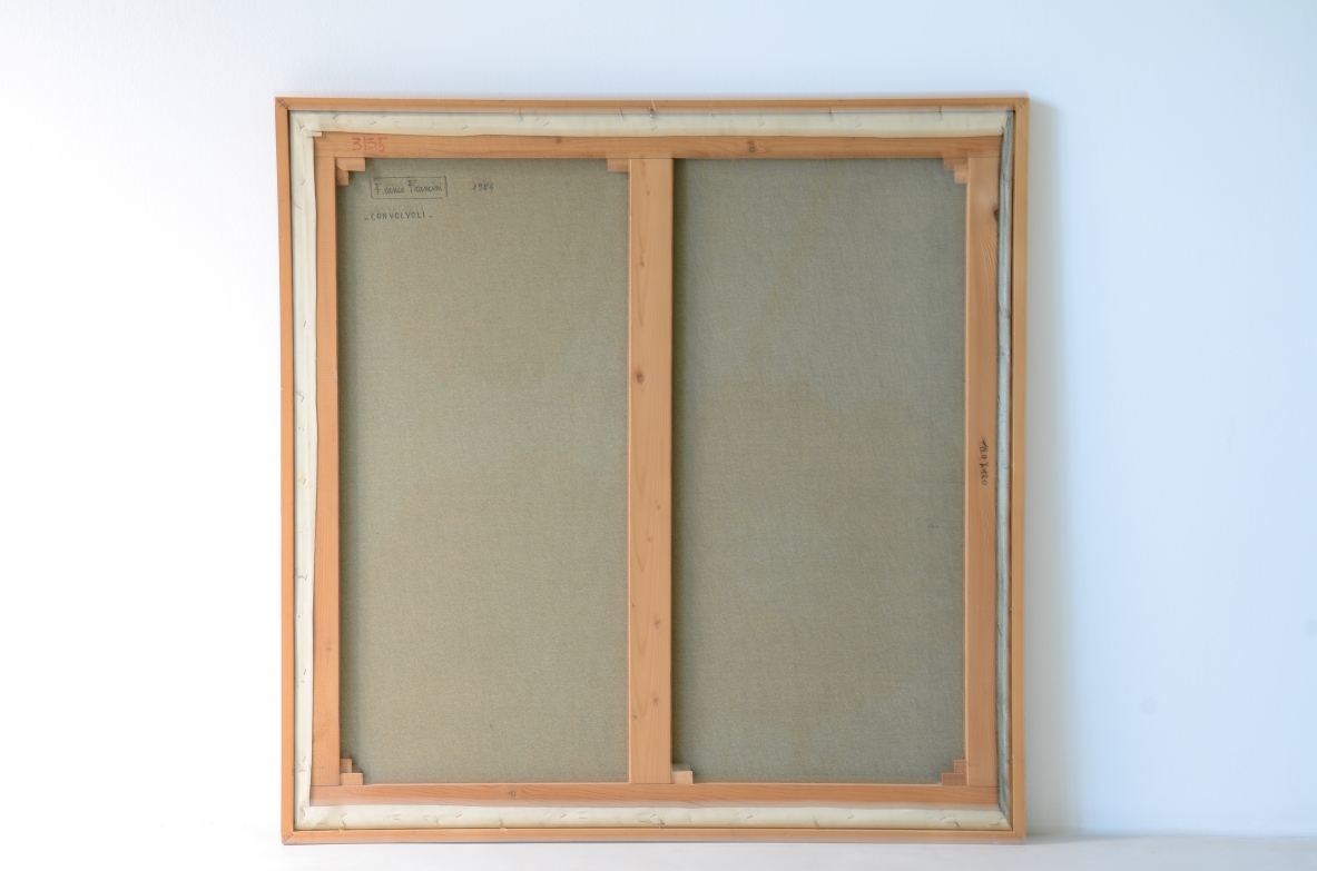 Franco Francini  Volvoli, oil on canvas, 1984.