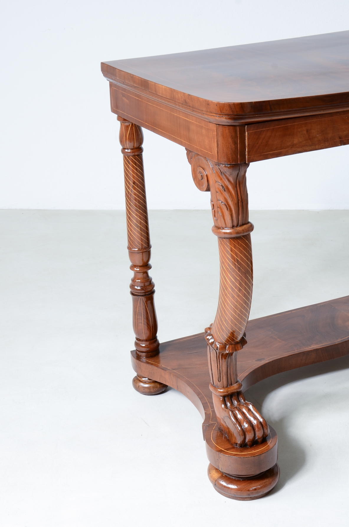 Rare pair of Charles X console tables 1830