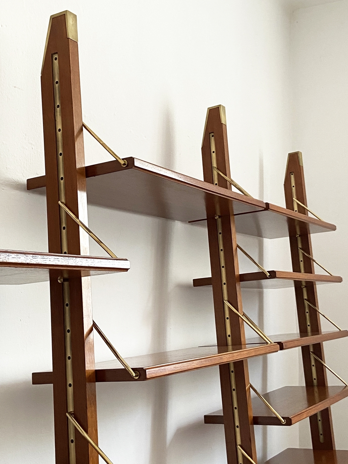 Paolo Buffa Large bookcase with compartments and shelves