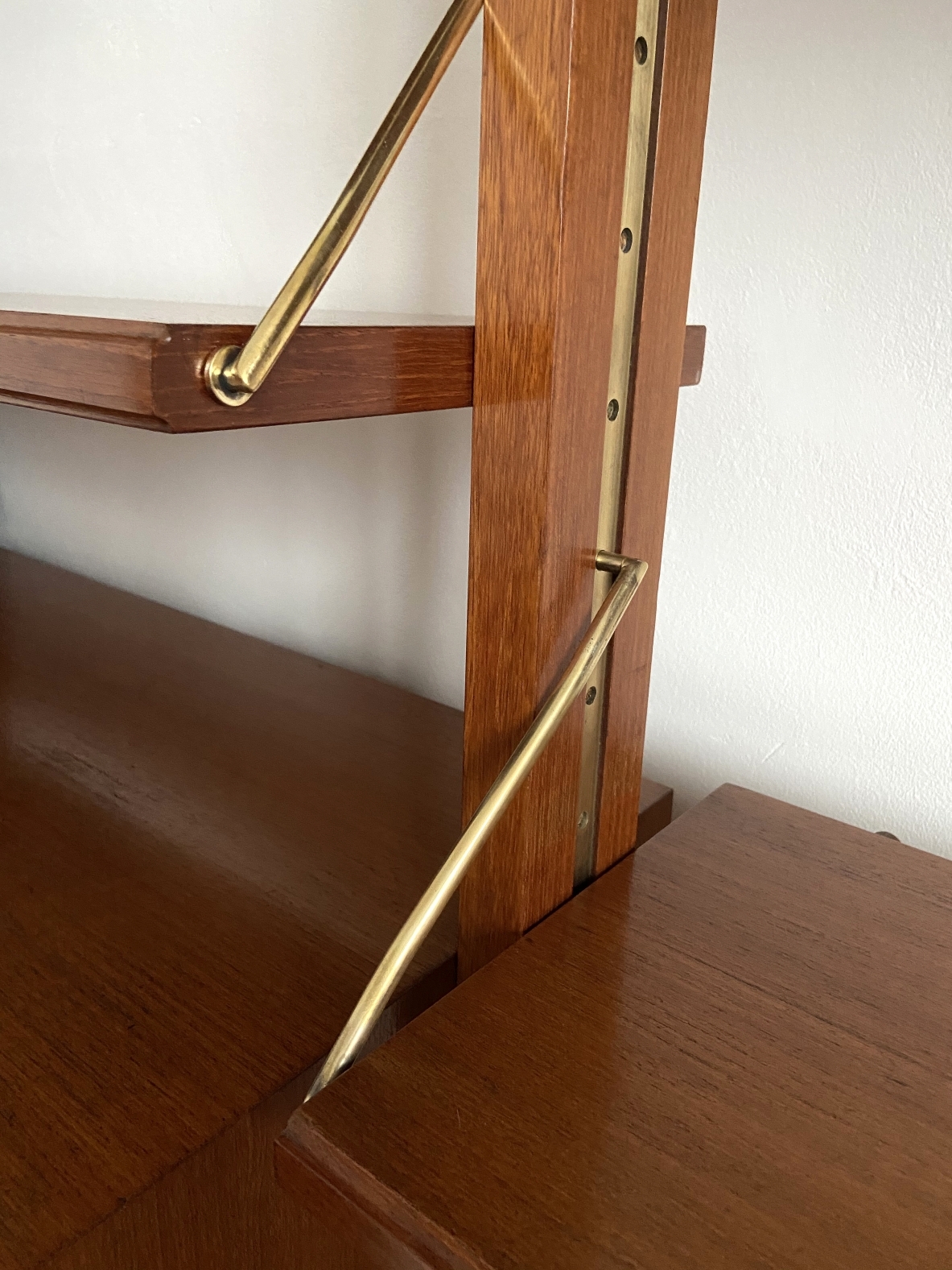 Paolo Buffa Large bookcase with compartments and shelves