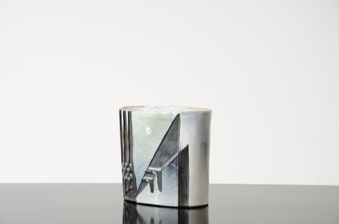 Painted and glazed ceramic, Giovanni Scipioni, 1960s.