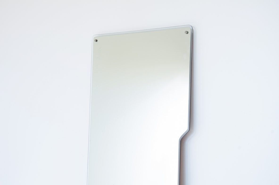 Large shaped mirror.  Italian manufacture, ca. 1940.