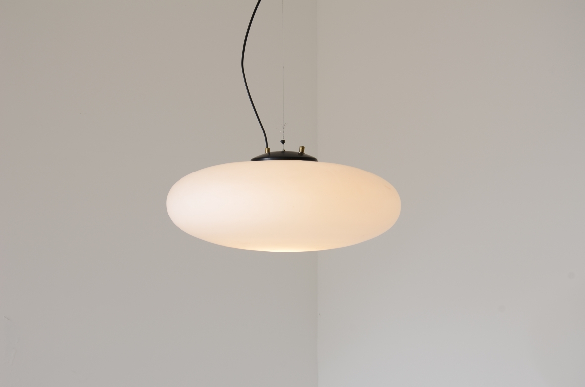 Large pendant lamp, model Stilnovo 1187 approx. 1950