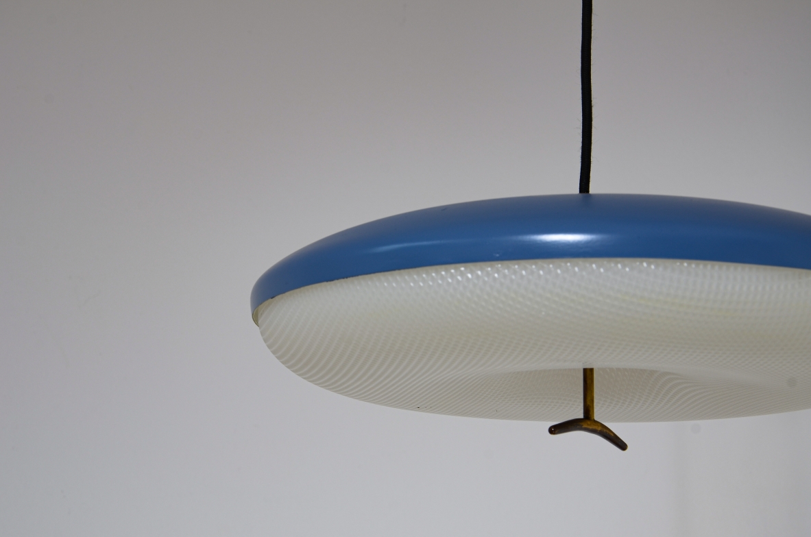 Stilux Milano  Telescopic lamp with counterweight and extendable brass arm