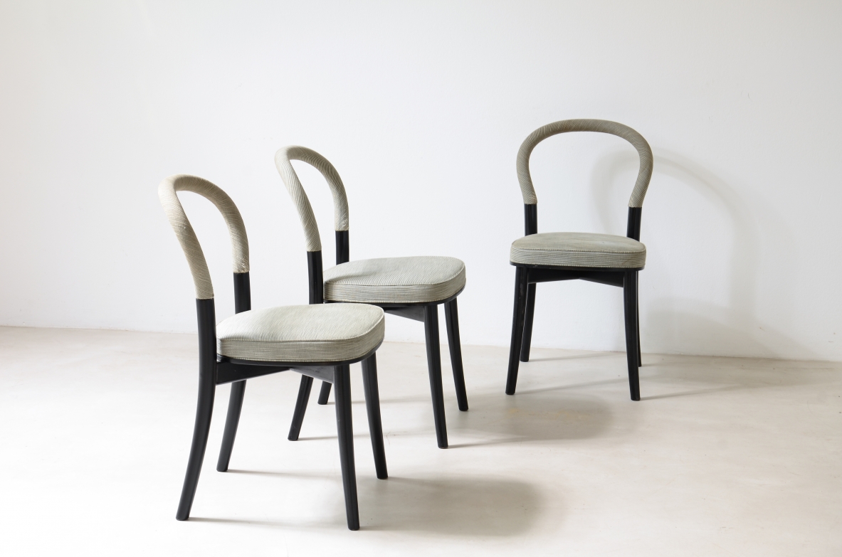 Erik Gunnar Asplund  Elegant set of 8 chairs Cassina