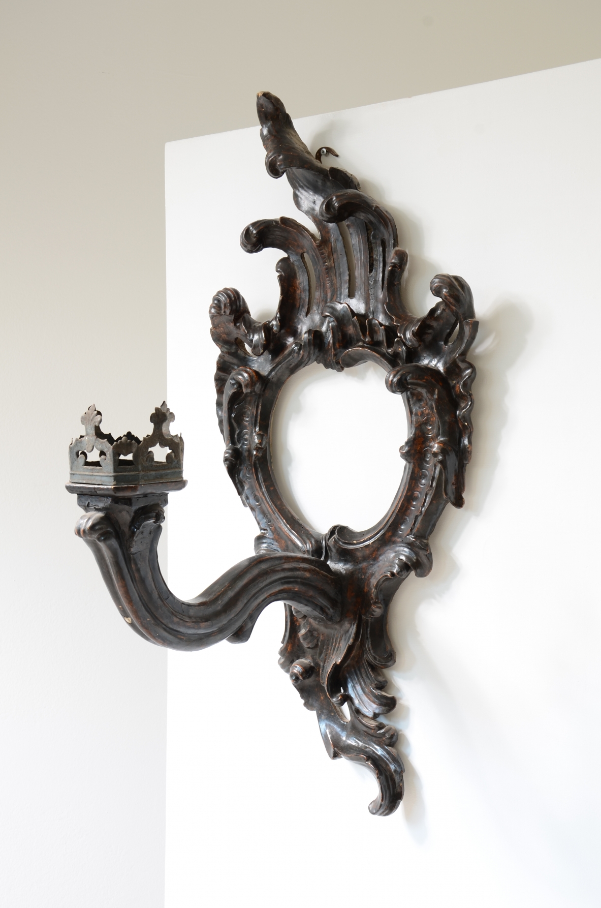 splendid Venetian palace torch holders, Rococco 1730-1750.
