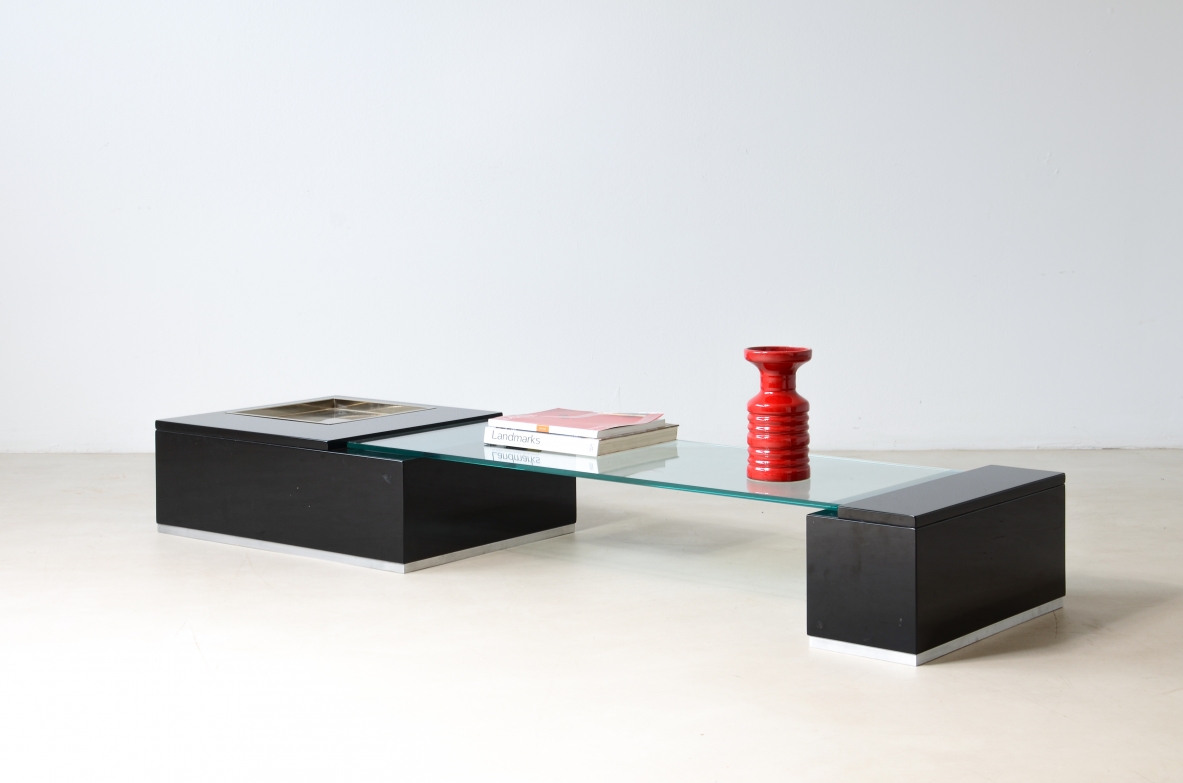 Willy Rizzo Extraordinary low table ca.1970.