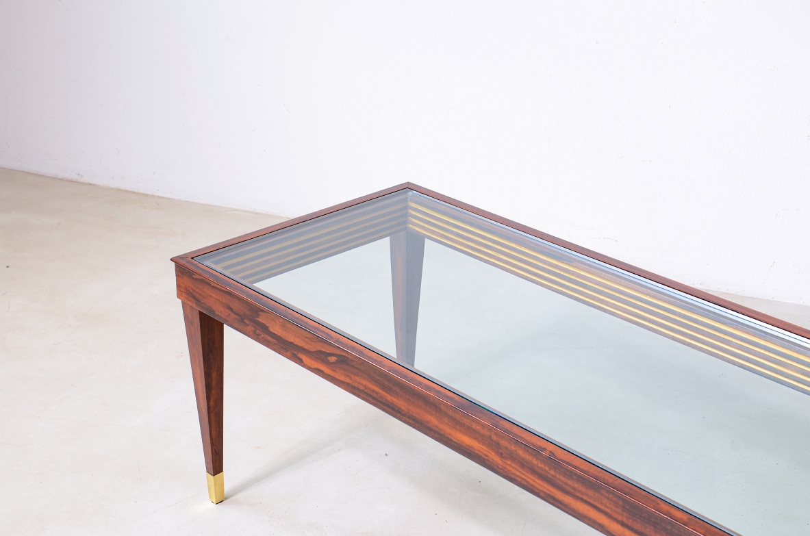 Large low coffee table Italian manufacture ca. 1950.
