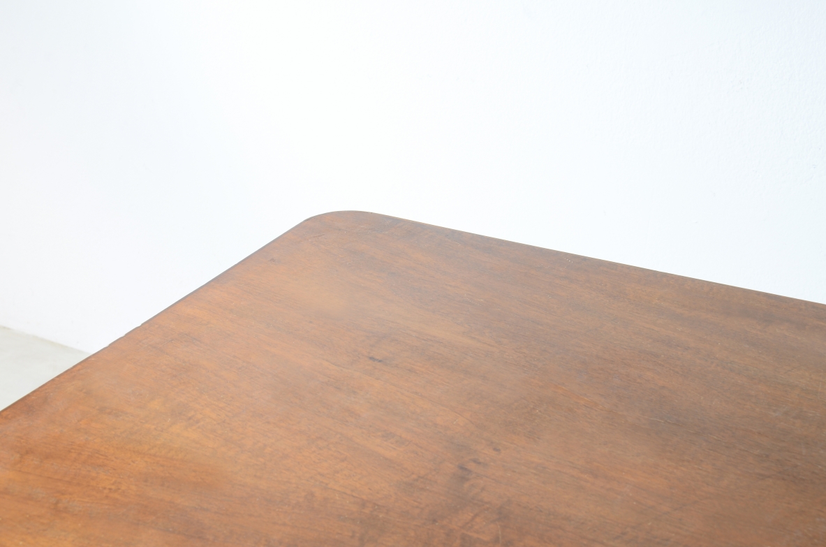 Elegant Paolo Buffa wooden desk with five drawers 1940's