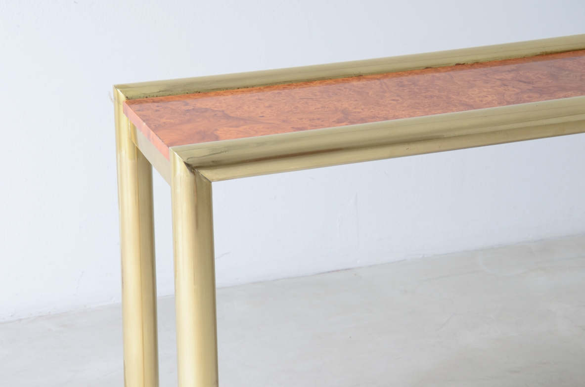 Vintage console, Italian manufacture, circa 1970.