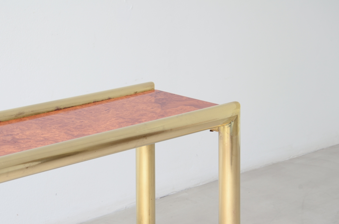 Vintage console, Italian manufacture, circa 1970.