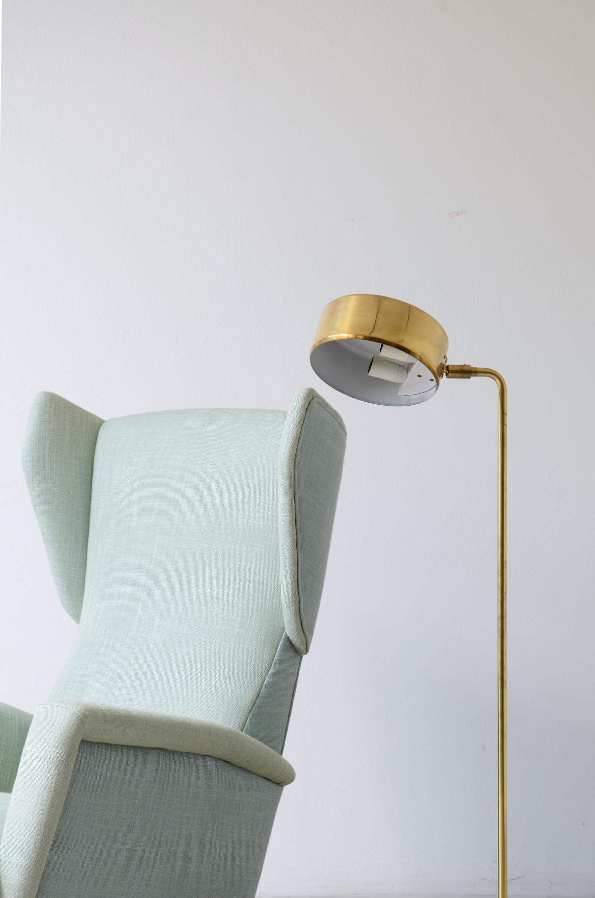 Hans Pherson  Brass lamp. Bergboms factory, Sweden, 1960.