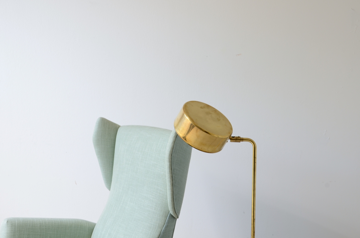 Hans Pherson  Brass lamp. Bergboms factory, Sweden, 1960.