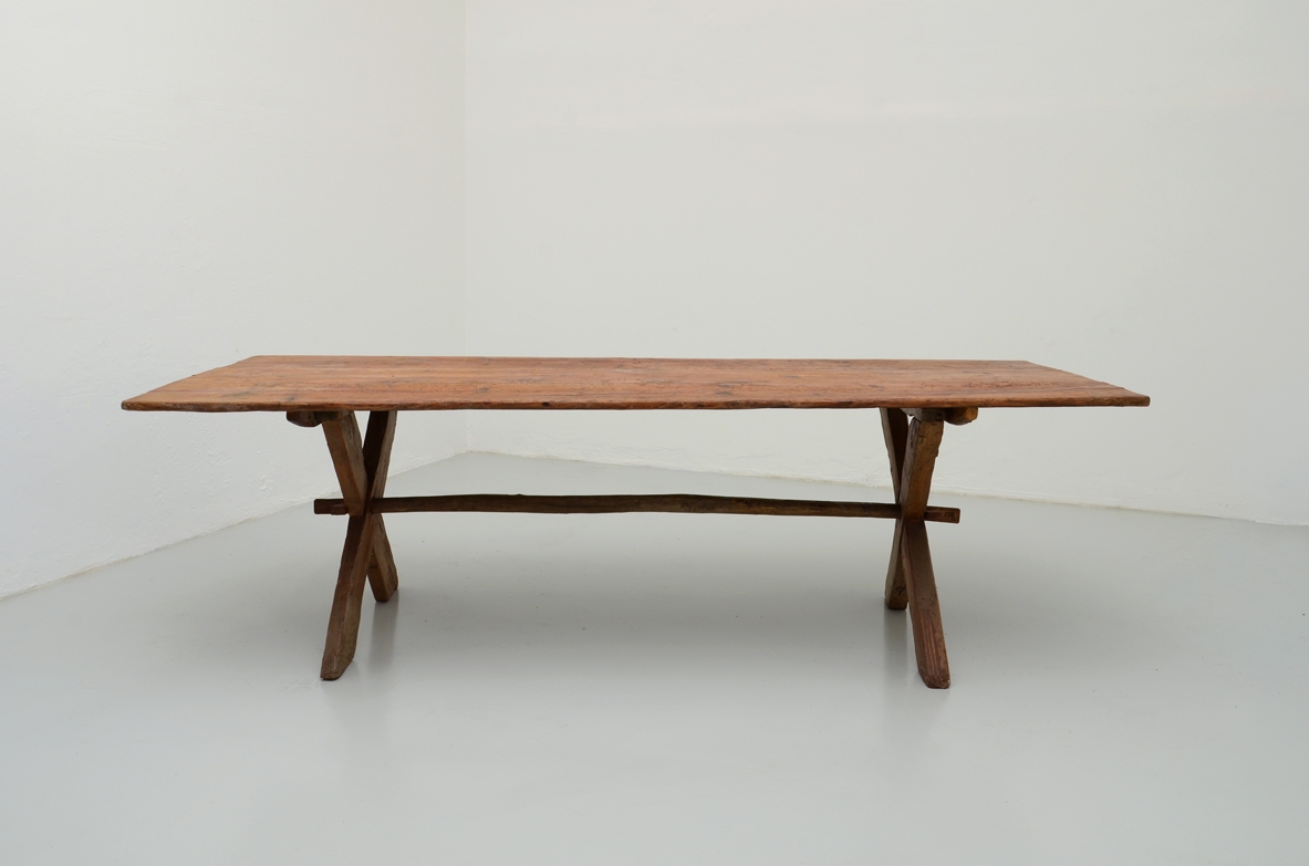 1950's Rustic large dining table