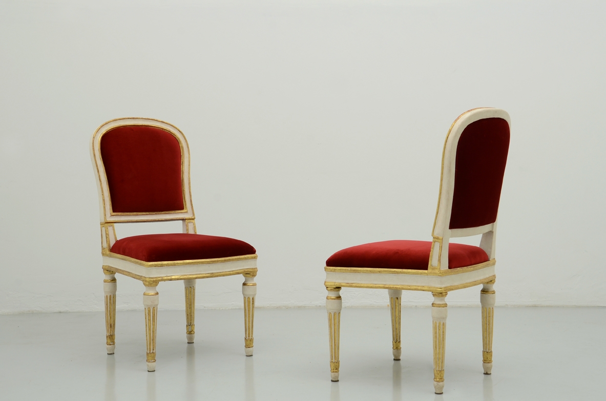 Vintage theatre chair