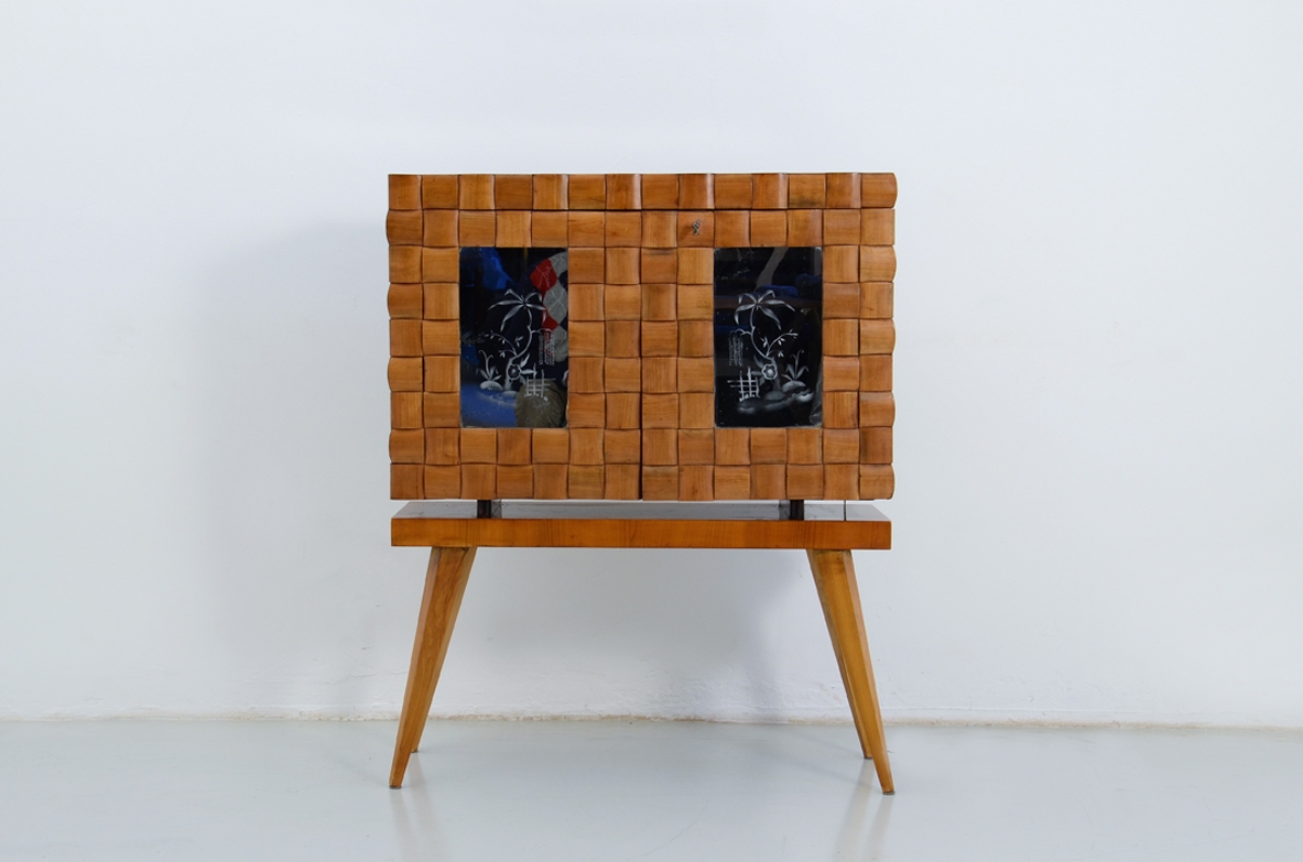 1950's vintage bar cabinet