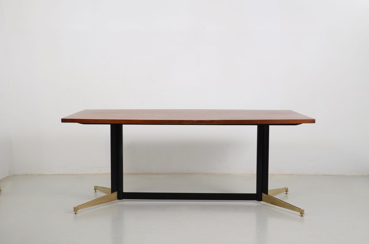 Vintage large table in teak