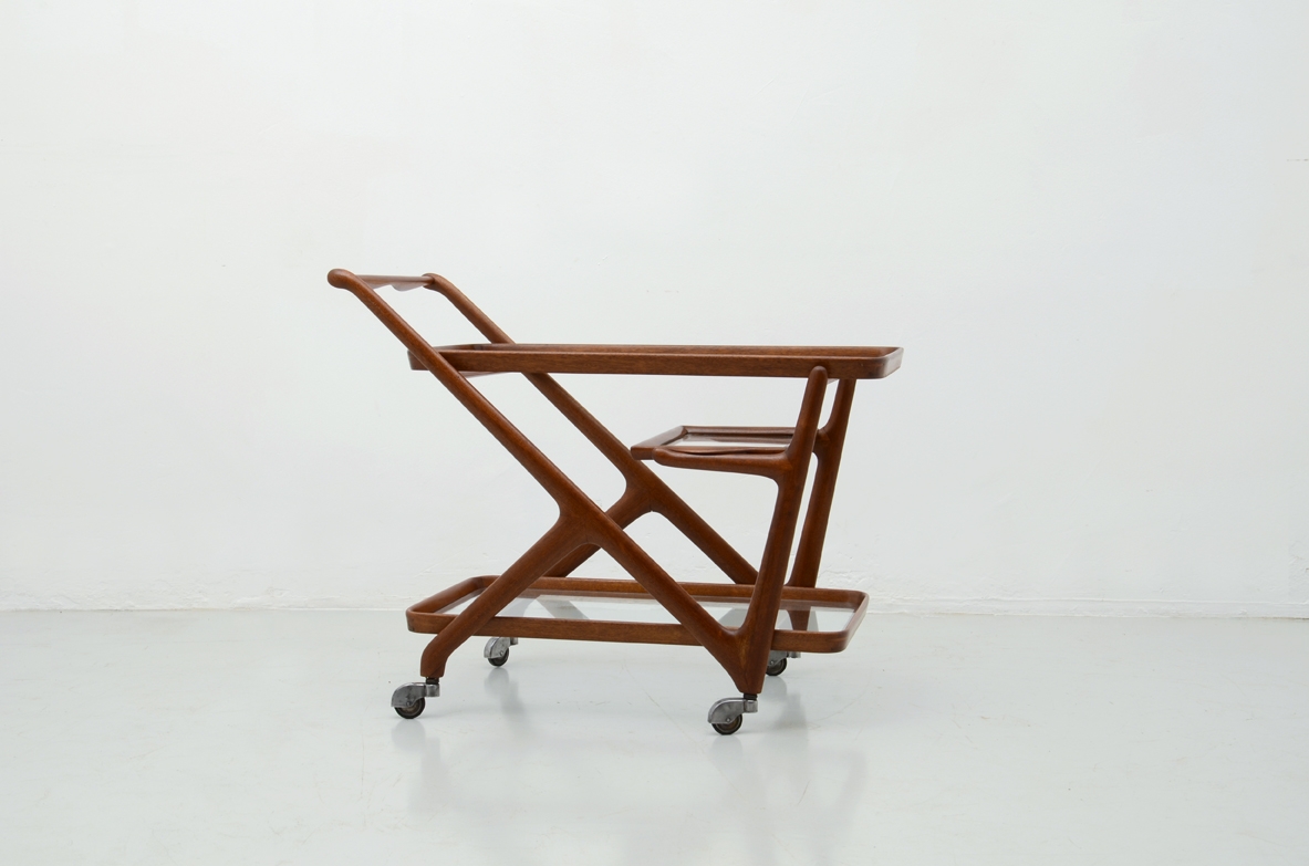 1950's Vintage trolley in wood